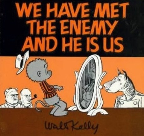 The enemy is out there