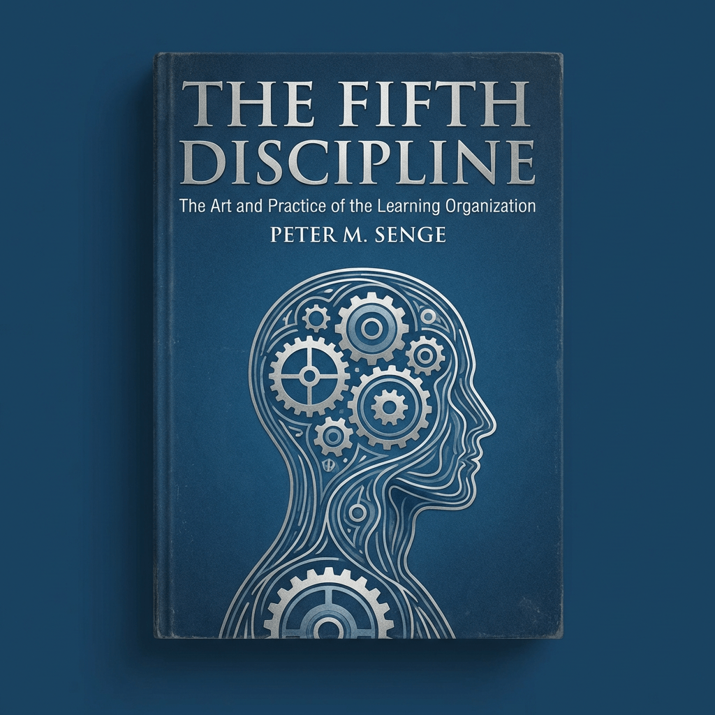 Book cover: THE FIFTH DISCIPLINE, The Art and Practice of the Learning Organization, PETER M. SENGE.